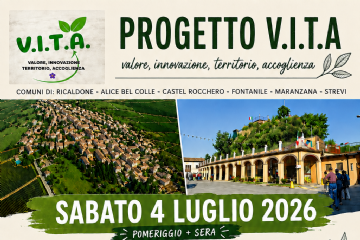 Progetto “V.I.T.A. Valore, Innovazione, Territorio, Accoglienza" - Alice Bel Colle