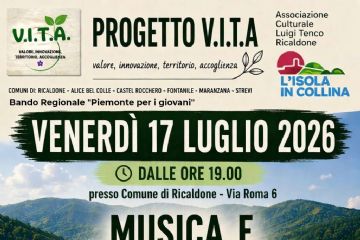 Progetto “V.I.T.A. Valore, Innovazione, Territorio, Accoglienza" - Ricaldone